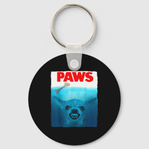 Chihuahua dog paws cute movie poster pet funny Chi Keychain