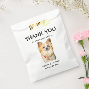 Chihuahua Dog Personalized Thank You Favour Bag