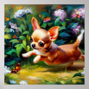 Chihuahua Dog Poster