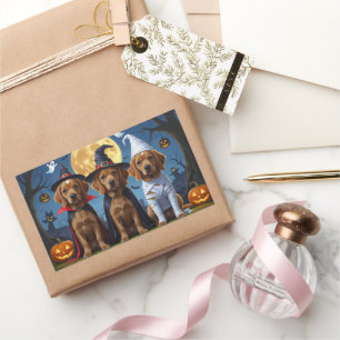 Chihuahua Dog Pumpkin Halloween Funny Sticker