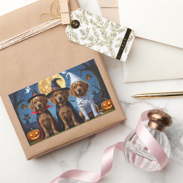 Chihuahua Dog Pumpkin Halloween Funny Sticker (Gifting)