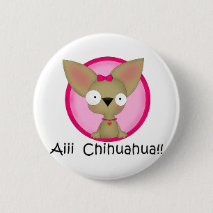 Chihuahua Dog Puppy 2 Inch Round Button