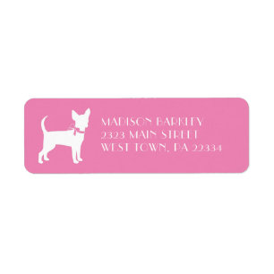 Chihuahua Dog Puppy Label