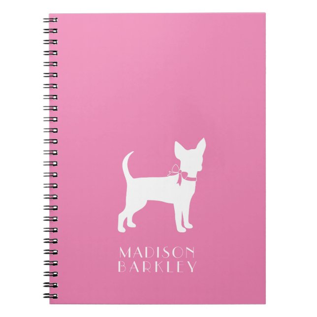 Chihuahua Dog Puppy Notebook (Front)