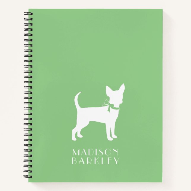 Chihuahua Dog Puppy Notebook (Front)
