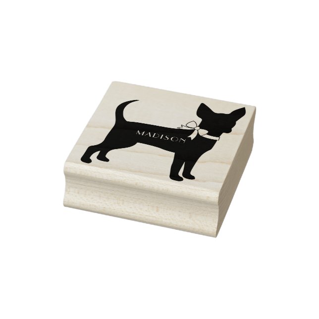 Chihuahua Dog Puppy Rubber Stamp (Stamp)