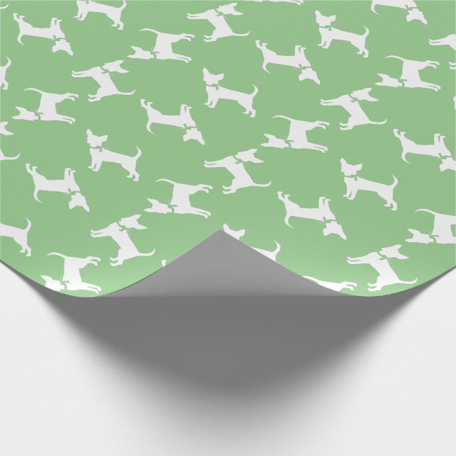 Chihuahua Dog Puppy Wrapping Paper (Corner)