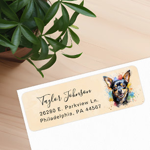 Chihuahua Dog Return Address Label