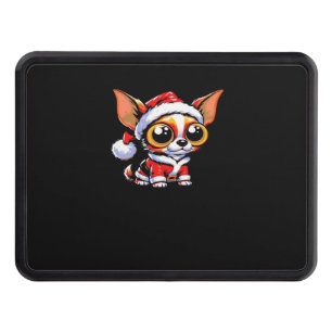 Chihuahua Dog Santa Classic T-Shirt Trailer Hitch Cover