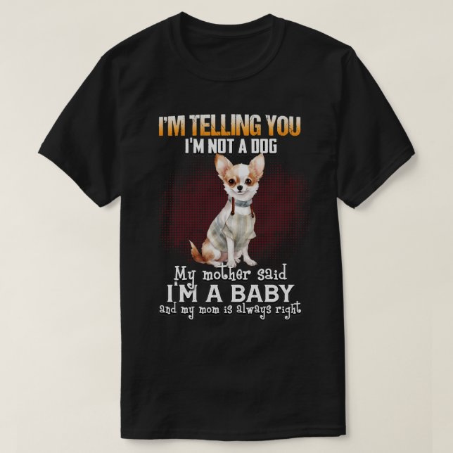 Chihuahua dog T-Shirt (Design Front)
