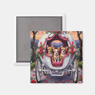 Chihuahua Dog Valentine's Day Magnet