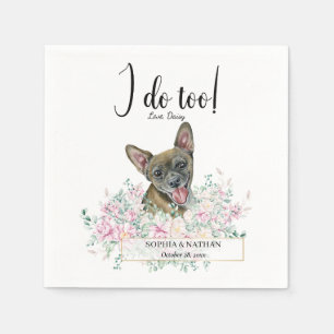 Chihuahua Dog Wedding Cocktail Napkins