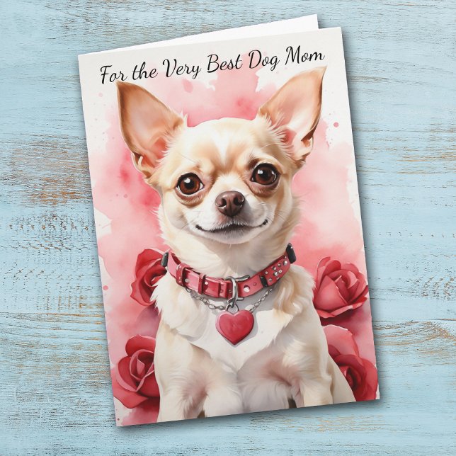 Chihuahua Dog You Make My Tail Wag Card (Creator Uploaded)