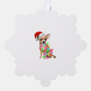 Chihuahua Dogs Tree Christmas Sweater Xmas Gifts P Ornament Card