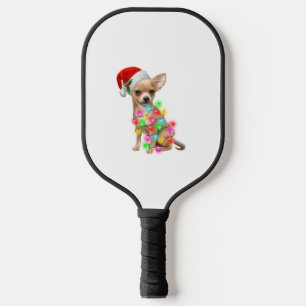 Chihuahua Dogs Tree Christmas Sweater Xmas Gifts P Pickleball Paddle