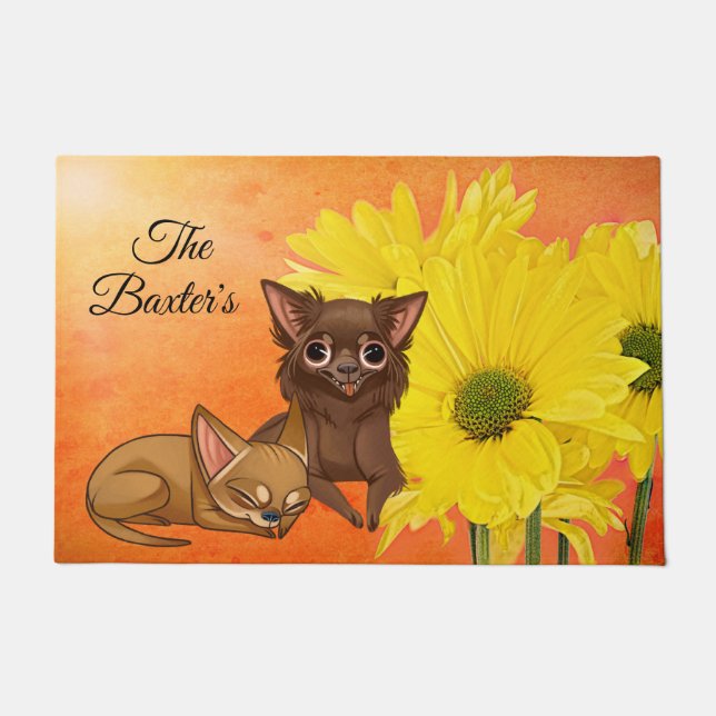 Chihuahua Door Mat (Front)