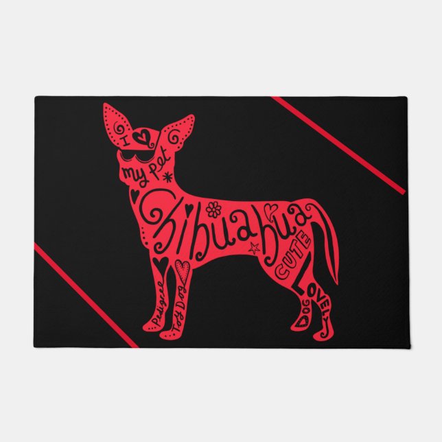"CHIHUAHUA" DOOR MAT! DOORMAT (Front)