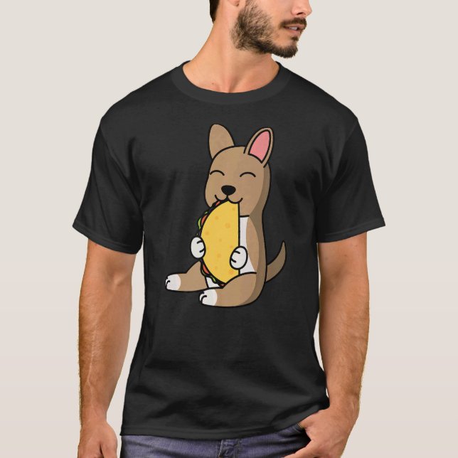 Chihuahua Eating A Taco Dog   T-Shirt (Front)