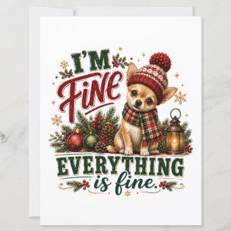 Chihuahua Fine Everything Is Fine
