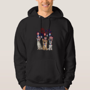 Chihuahua Firework Sunglasses America Dog 4th Of J Hoodie