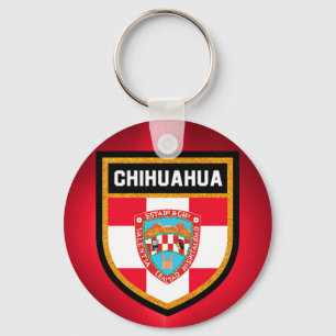 Chihuahua Flag Keychain