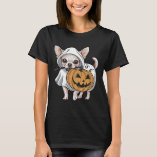 Chihuahua Ghost Dog Halloween  T-Shirt