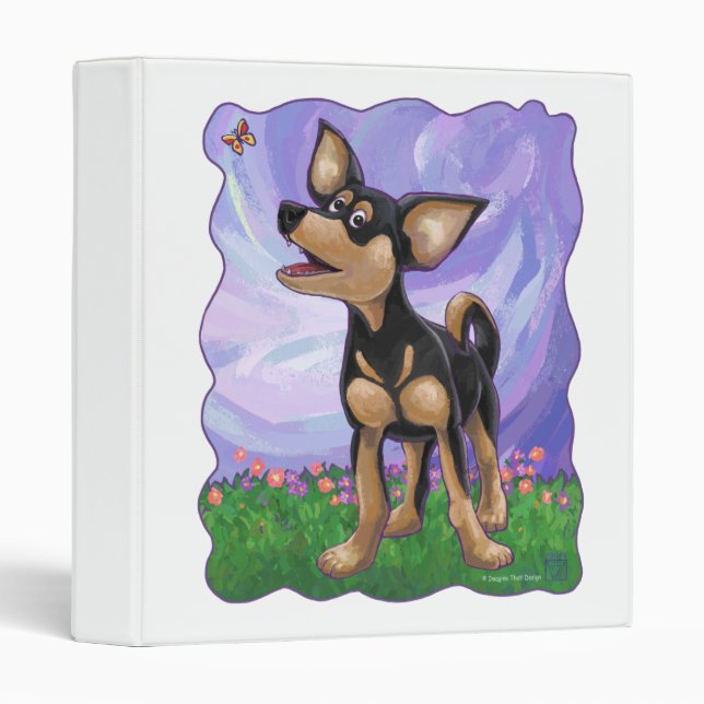 Chihuahua Gifts & Accessories Binder (Front/Spine)