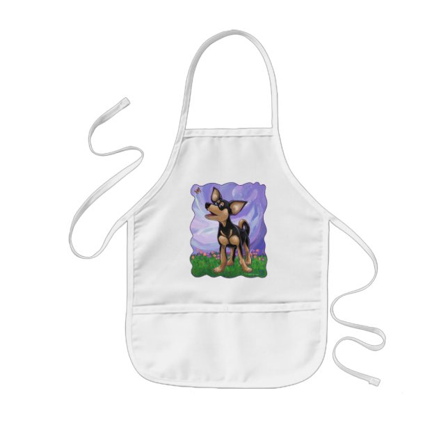 Chihuahua Gifts & Accessories Kids Apron (Front)
