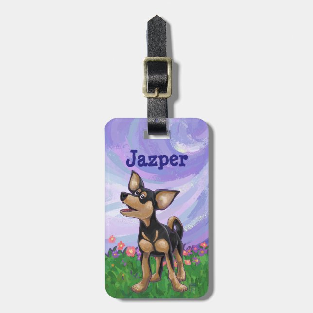 Chihuahua Gifts & Accessories Luggage Tag (Front Vertical)
