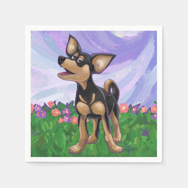 Chihuahua Gifts & Accessories Napkin (Front)