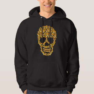Chihuahua Halloween Costume Scary Skull Chihuahua Hoodie