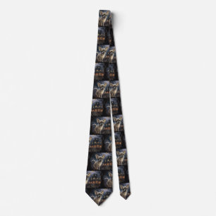 chihuahua Halloween Scary Tie