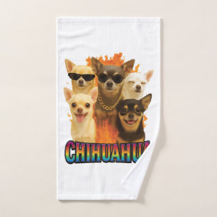 Chihuahua hand towel
