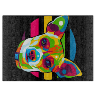 Chihuahua Head_Dog Lover Cutting Board