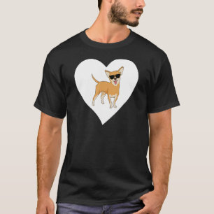 Chihuahua Heart Funny Chihuahua Owner Dog Lover T-Shirt