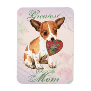 Chihuahua Heart Mom Magnet