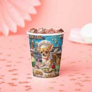 Chihuahua Holiday Baking: Festive Christmas Paper Cups