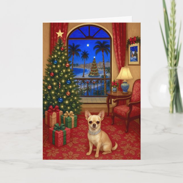 Chihuahua Holiday Card (Front)