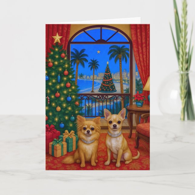 Chihuahua Holiday Card (Front)