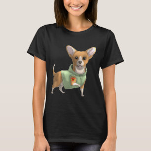 Chihuahua I Love Mom Tattoo Dog Shirt Funny Mother