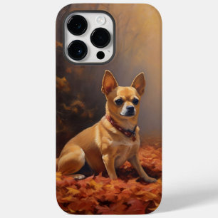 Chihuahua in Autumn Leaves Fall Inspire Case-Mate iPhone 14 Pro Max Case