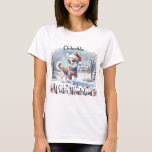 Chihuahua In The A Winter Wonderland T-Shirt