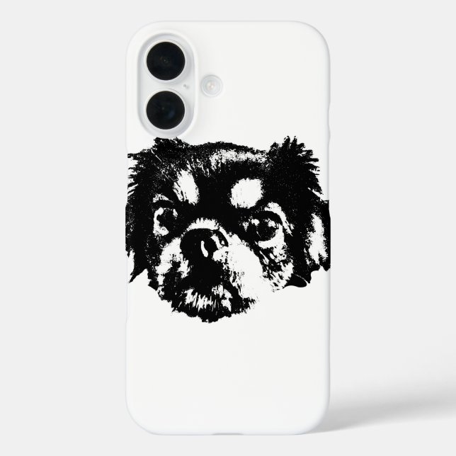 Chihuahua Ink Dog Case – Calm & Minimal (Back)