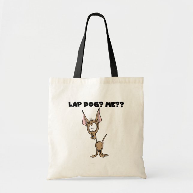 Chihuahua Lap Dog Tote Bag (Front)