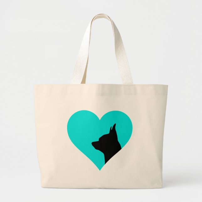 Chihuahua      large tote bag (Front)