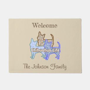 Chihuahua Life Door Mat