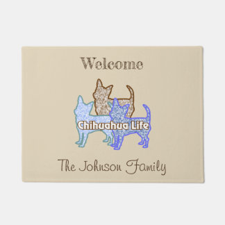 Chihuahua Life Door Mat