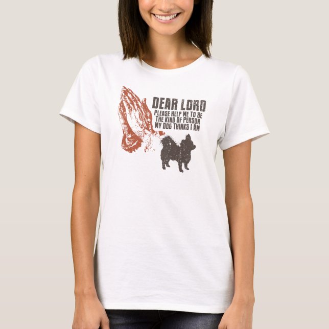 Chihuahua Longhaired T-Shirt (Front)