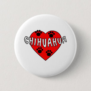 Chihuahua Love 2 Inch Round Button