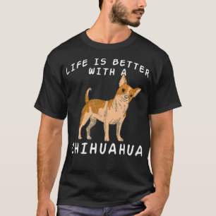 Chihuahua Love Chiuaua Dog Mom Lovers Saying Chiw T-Shirt